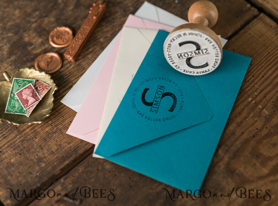 custom stamp, couple stamp