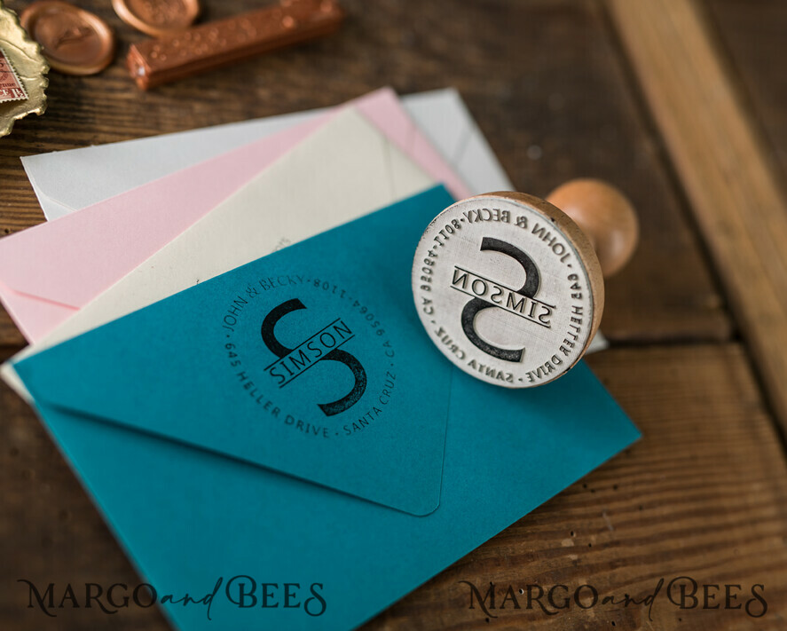 custom stamp, couple stamp
