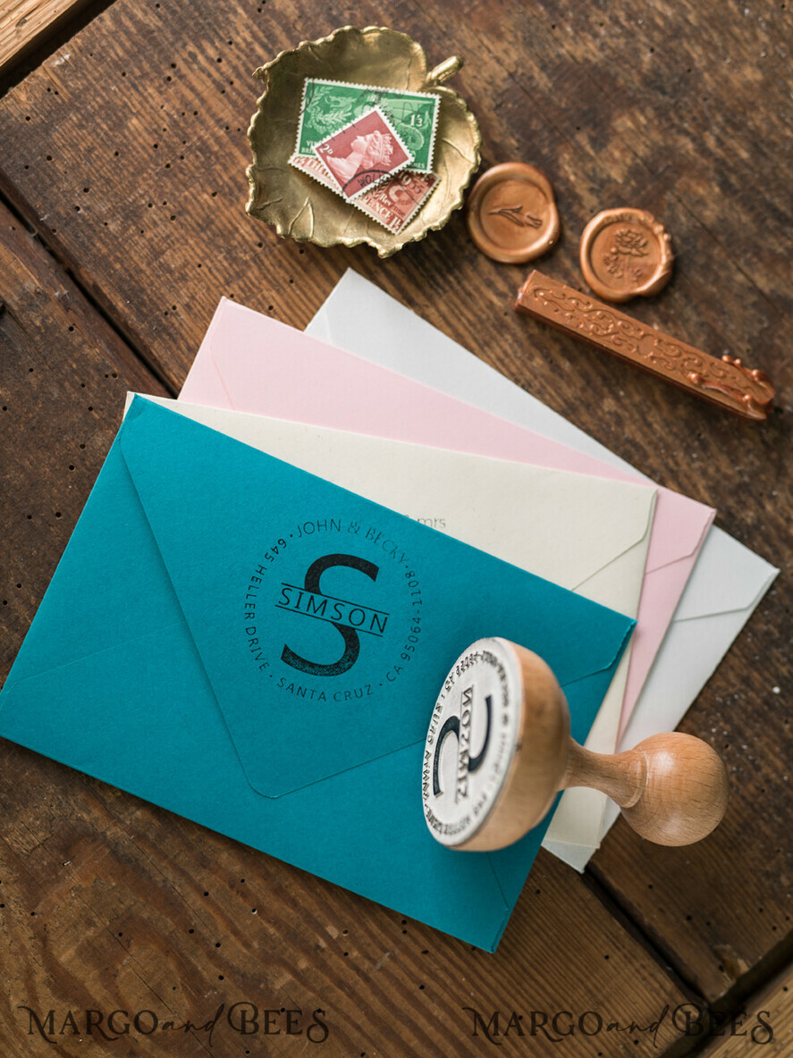 custom stamp, couple stamp