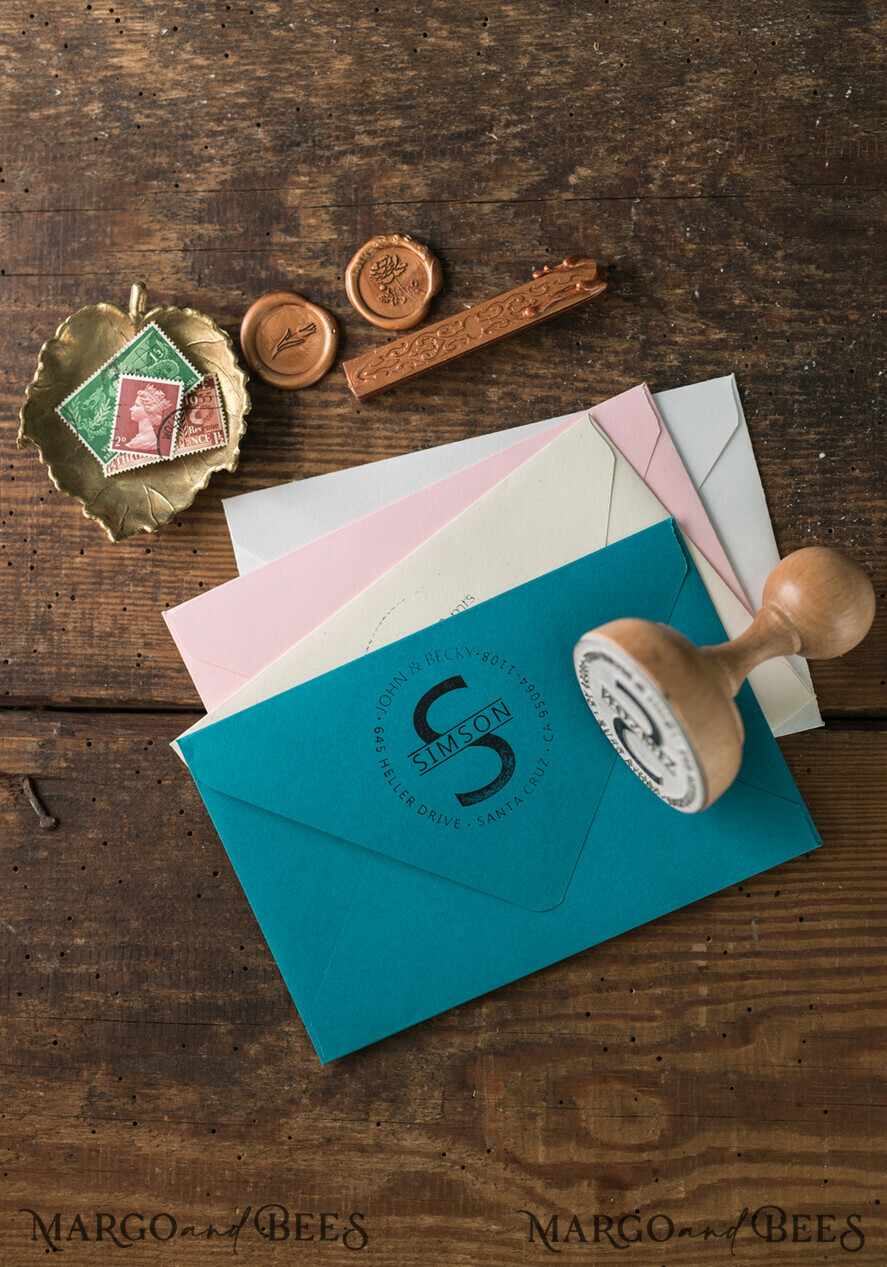 custom stamp, couple stamp