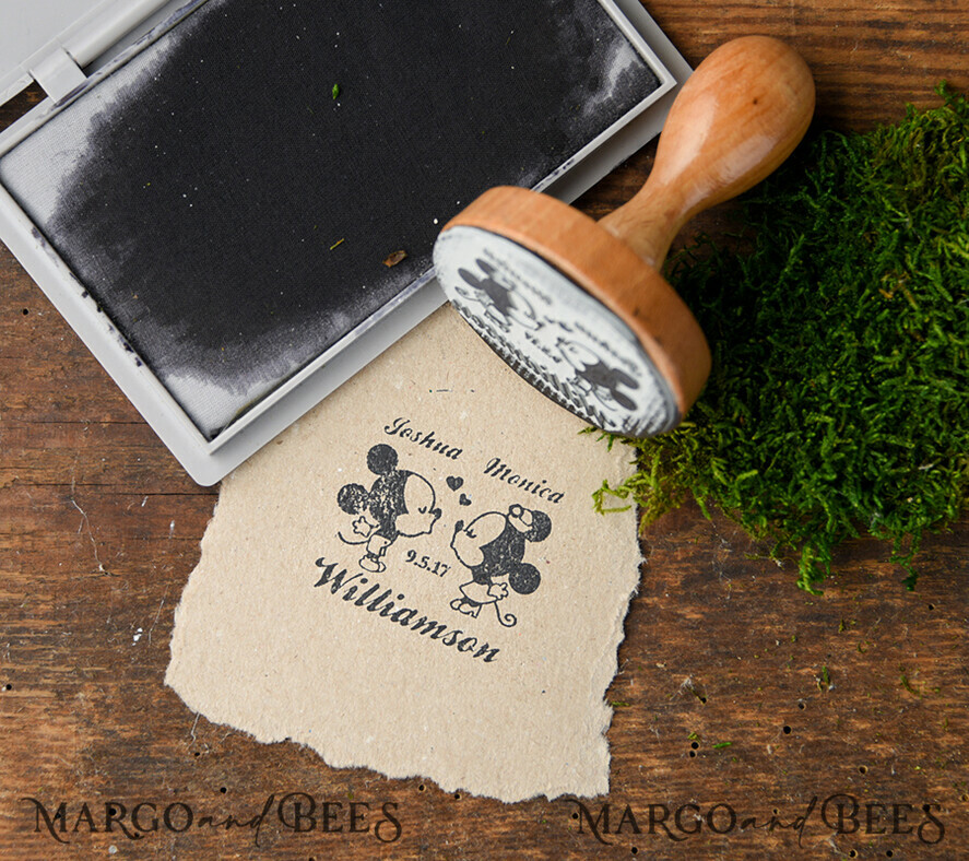 wooden stamp, couple stamp