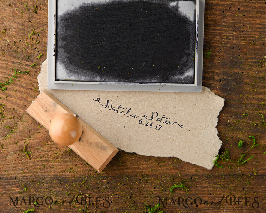 custom stamp, couple stamp