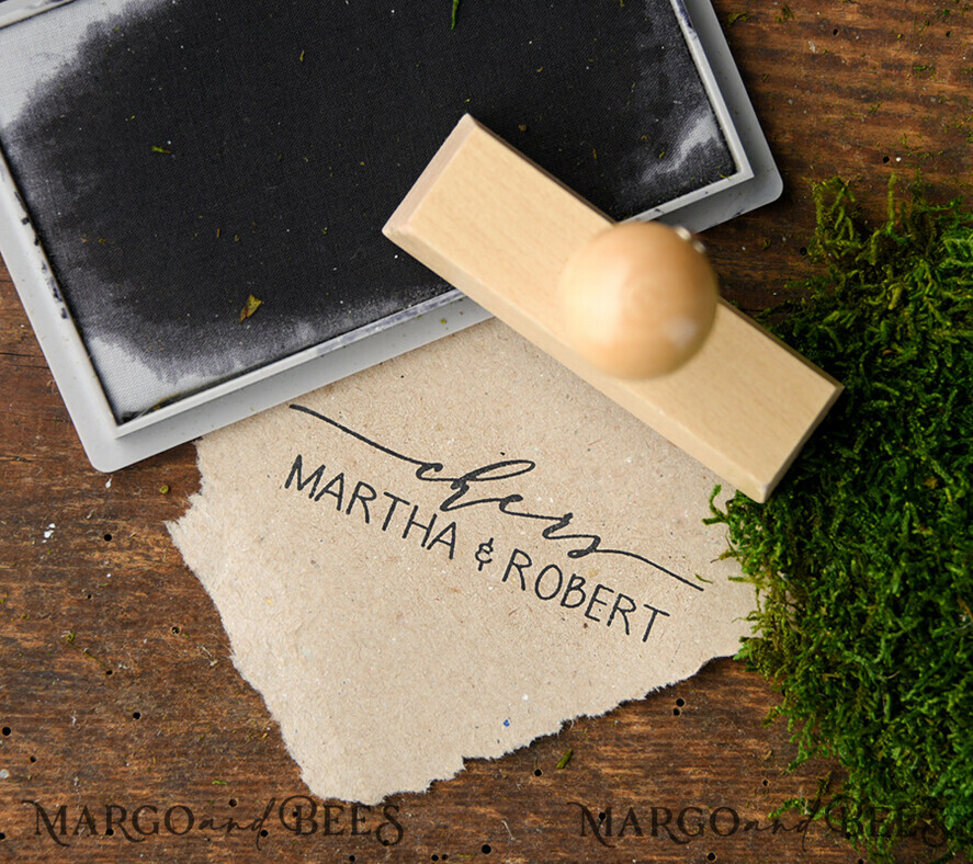 custom stamp, couple stamp