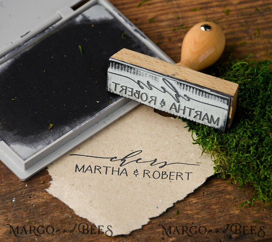 custom stamp, couple stamp