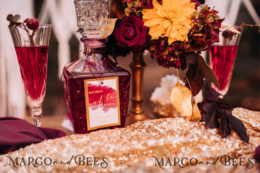 Aquarell
Prosecco-Etikett