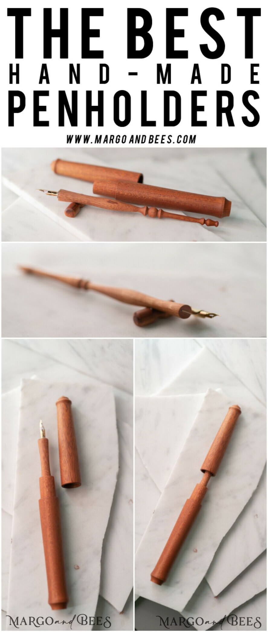 WOODEN PENHOLDERS handwritten calligraphy pen holder