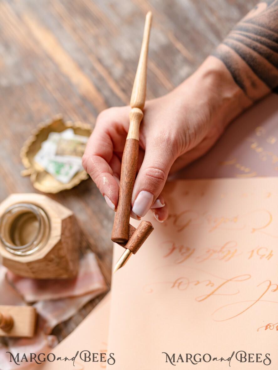 WOODEN PENHOLDERS oblique pen holder for calligraphy