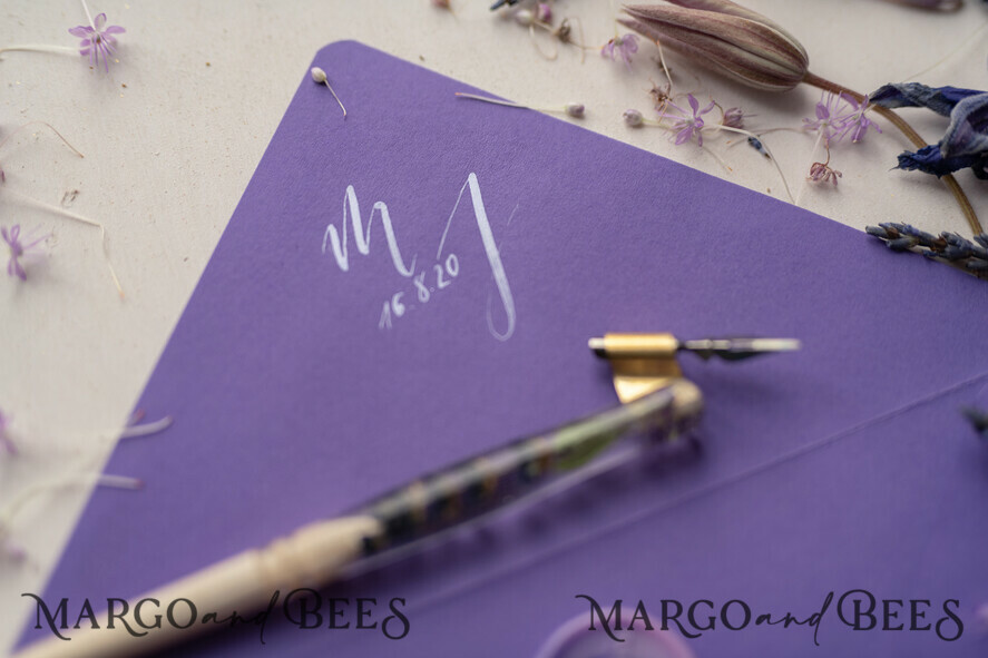 WEDDING INVITATIONS modern calligraphy / fine art Wedding invitations UK, modern caligraphed invites