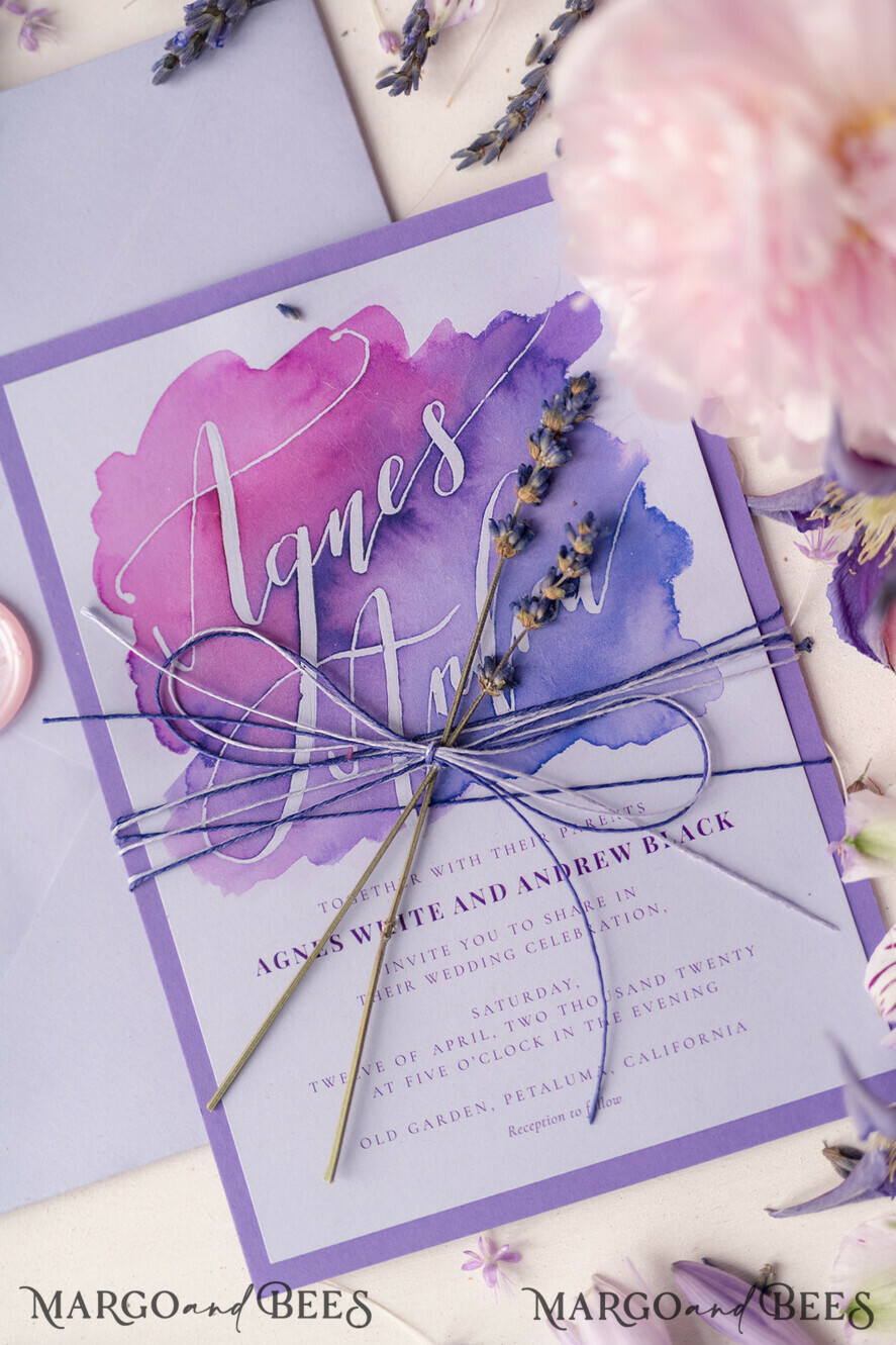 WEDDING INVITATIONS modern calligraphy / fine art Wedding invitations UK, modern caligraphed invites