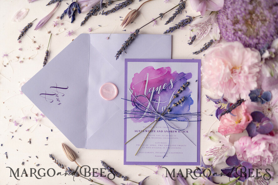 WEDDING INVITATIONS modern calligraphy / fine art Wedding invitations UK, modern caligraphed invites