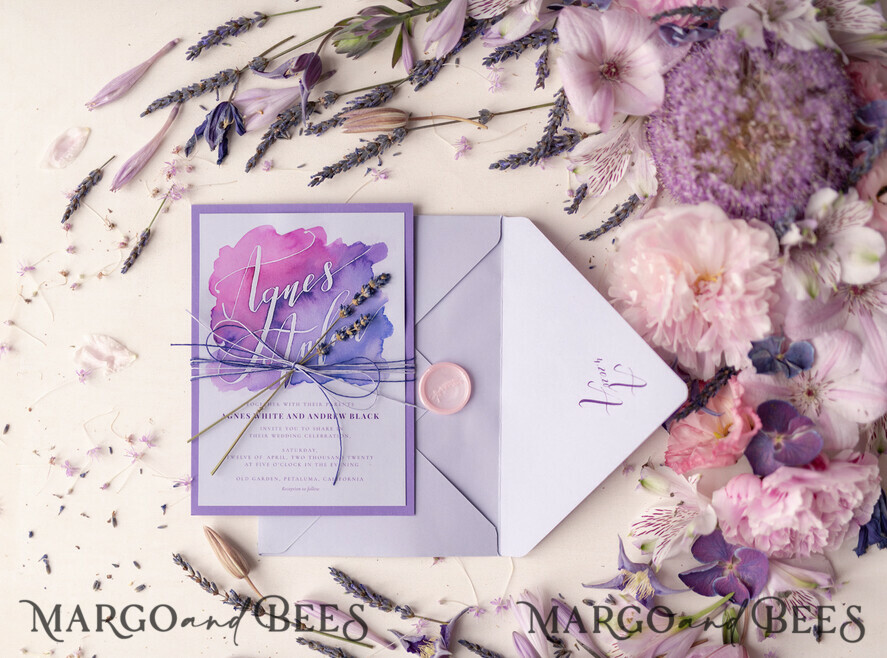 WEDDING INVITATIONS modern calligraphy / fine art Wedding invitations UK, modern caligraphed invites