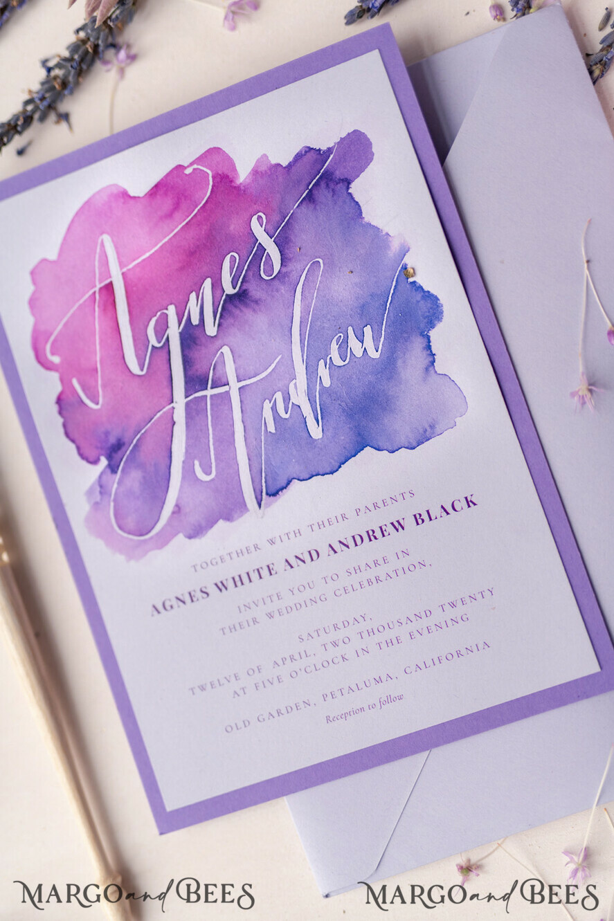 WEDDING INVITATIONS modern calligraphy / fine art Wedding invitations UK, modern caligraphed invites