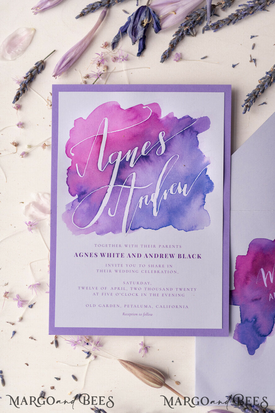 WEDDING INVITATIONS modern calligraphy / fine art Wedding invitations UK, modern caligraphed invites