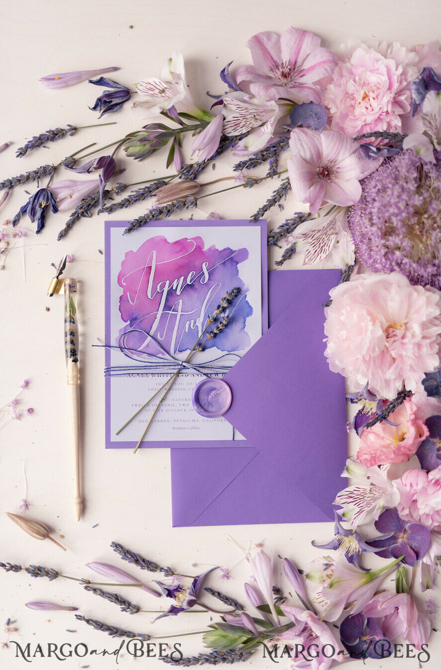 WEDDING INVITATIONS modern calligraphy / fine art Wedding invitations UK, modern caligraphed invites