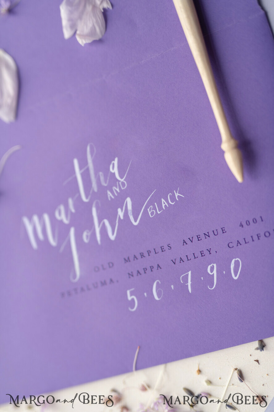 WEDDING INVITATIONS modern calligraphy / fine art Wedding invitations UK, modern caligraphed invites