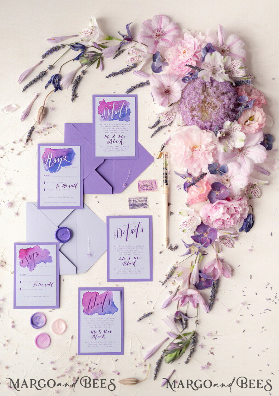 WEDDING INVITATIONS modern calligraphy / fine art Wedding invitations UK, modern caligraphed invites