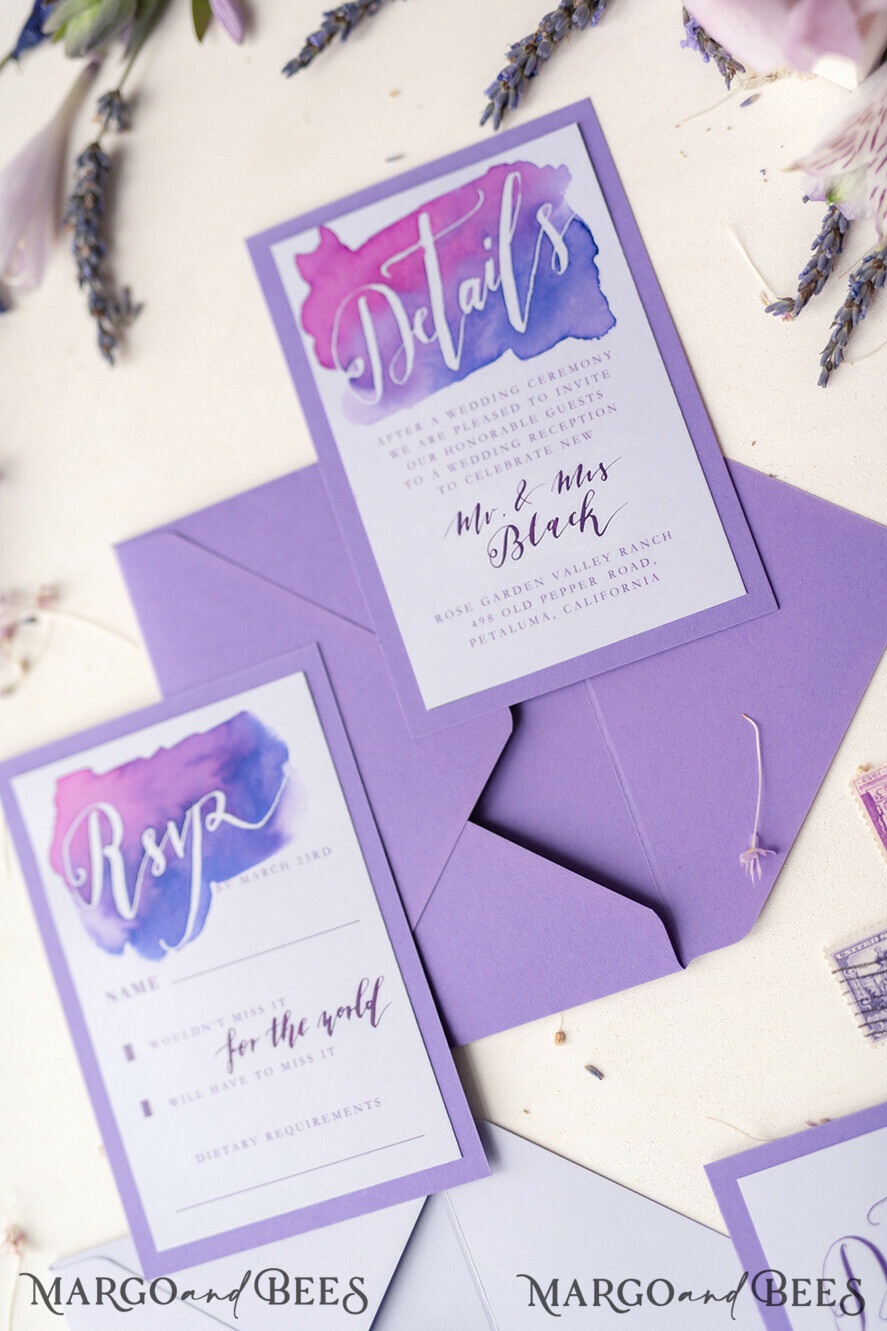 WEDDING INVITATIONS modern calligraphy / fine art Wedding invitations UK, modern caligraphed invites