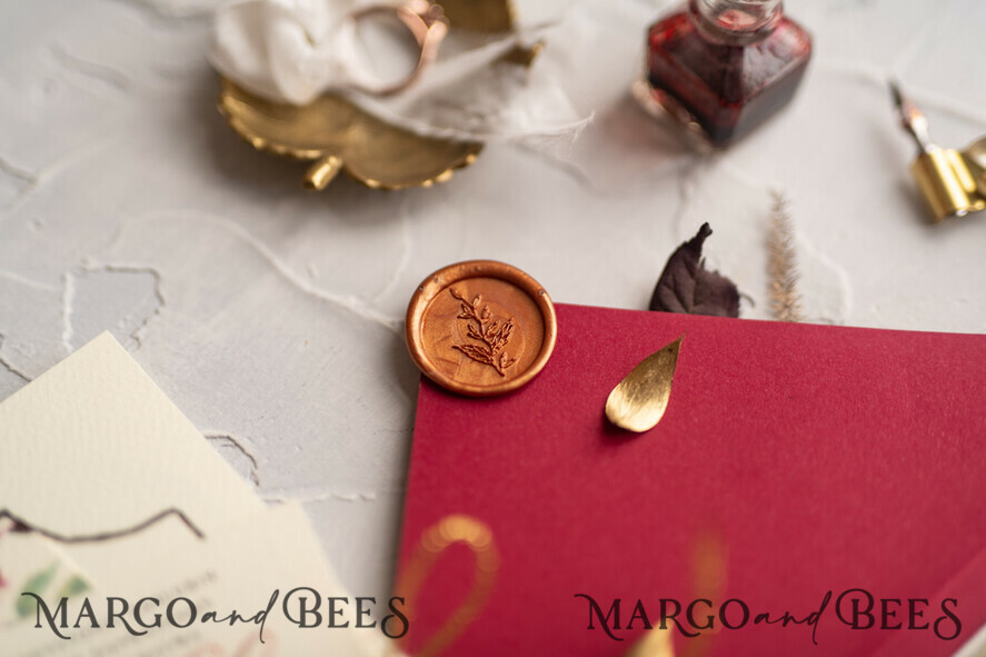 WEDDING INVITATIONS modern calligraphy / fine art Bespoke wedding invitation, unique calligraphy invites