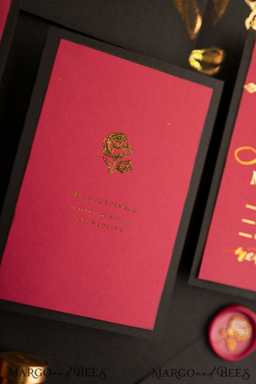 WEDDING INVITATIONS modern calligraphy / fine art Wedding invitations custom, luxurious stationery