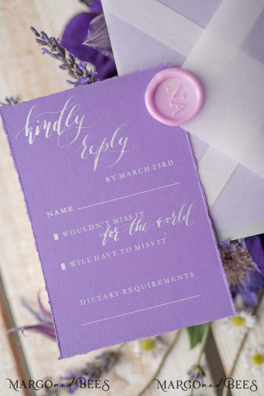 WEDDING INVITATIONS modern calligraphy / fine art Wedding invitations custom, fine art stationery