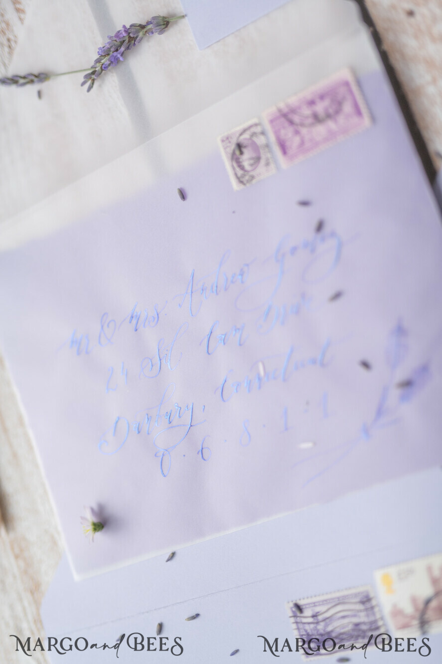 WEDDING INVITATIONS modern calligraphy / fine art Wedding invitations custom, fine art stationery