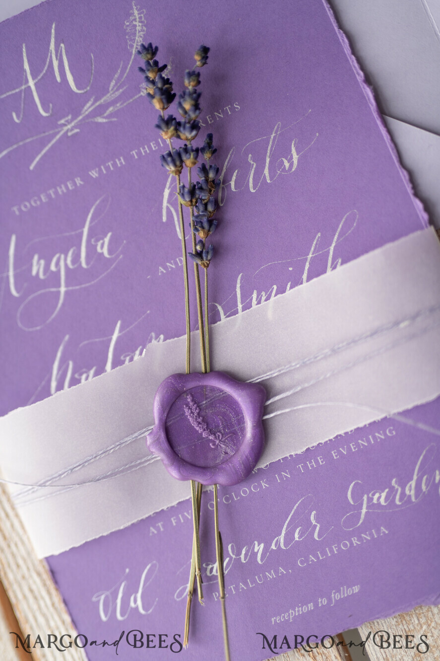 WEDDING INVITATIONS modern calligraphy / fine art Wedding invitations custom, fine art stationery