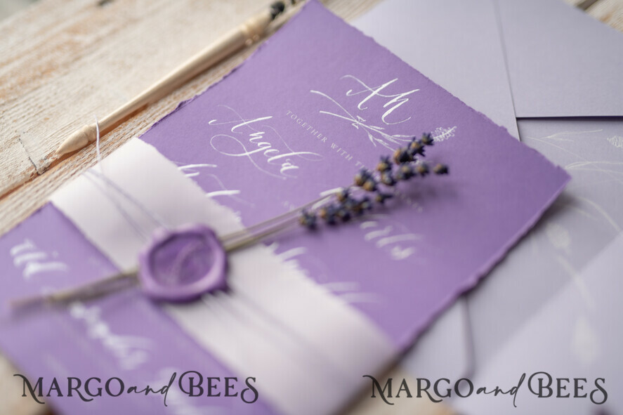 WEDDING INVITATIONS modern calligraphy / fine art Wedding invitations custom, fine art stationery