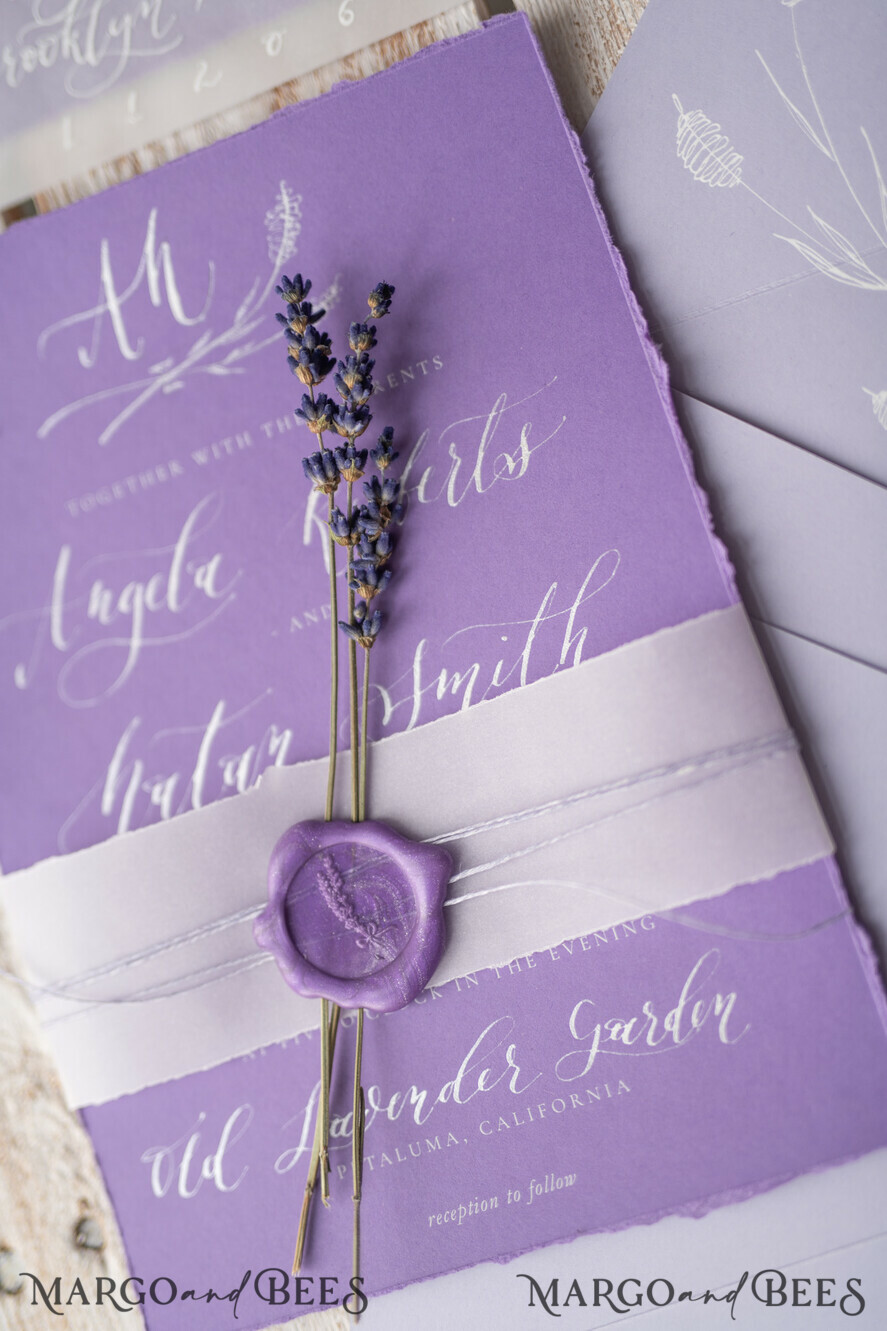 WEDDING INVITATIONS modern calligraphy / fine art Wedding invitations custom, fine art stationery