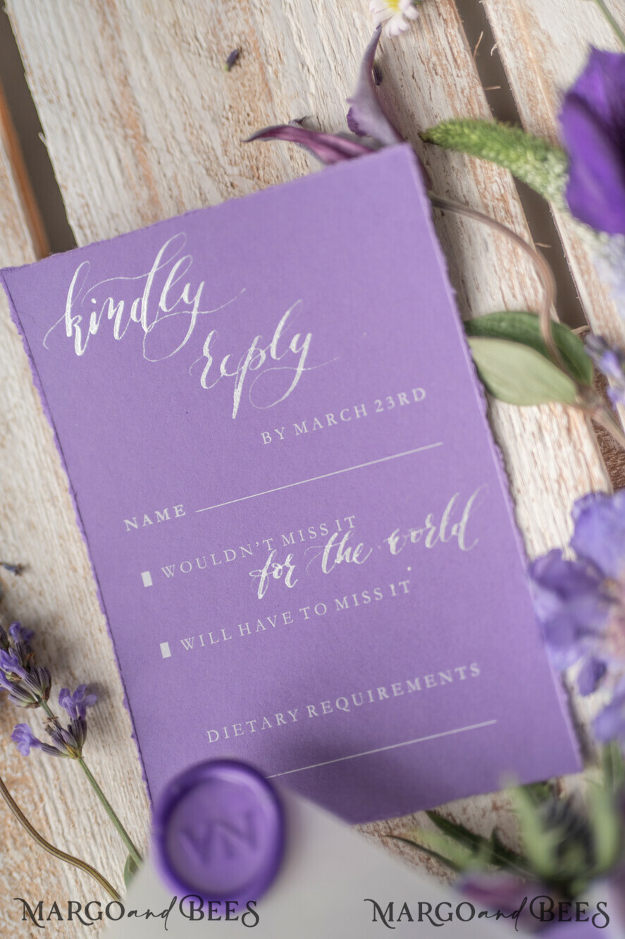 WEDDING INVITATIONS modern calligraphy / fine art Wedding invitations custom, fine art stationery