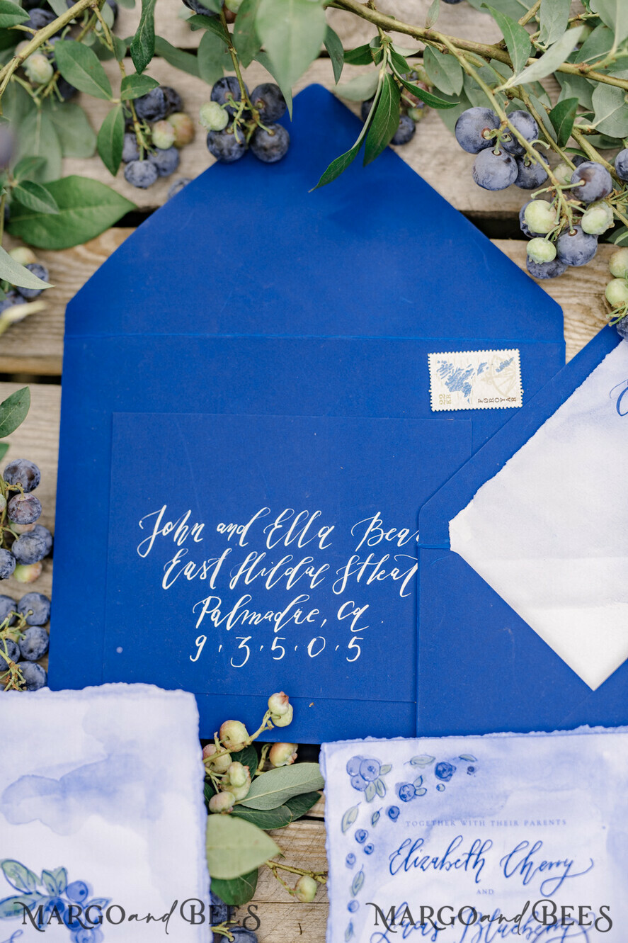 WEDDING INVITATIONS modern calligraphy / fine art Exceptional wedding invitations hand calligraphed invites