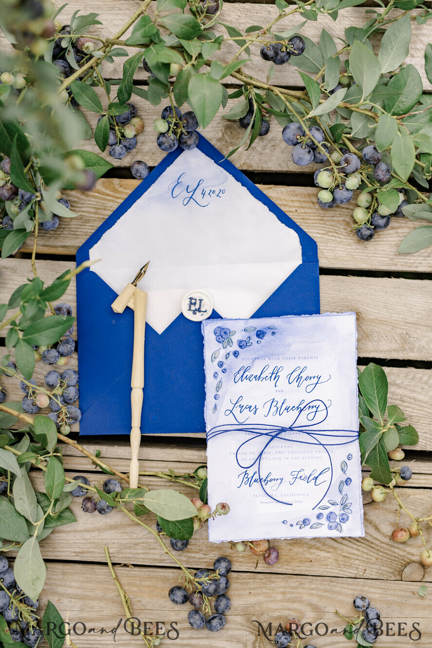 WEDDING INVITATIONS modern calligraphy / fine art Exceptional wedding invitations hand calligraphed invites