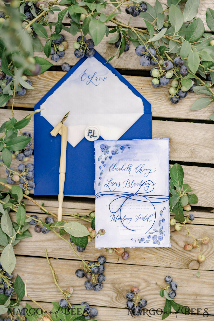 WEDDING INVITATIONS modern calligraphy / fine art Exceptional wedding invitations hand calligraphed invites