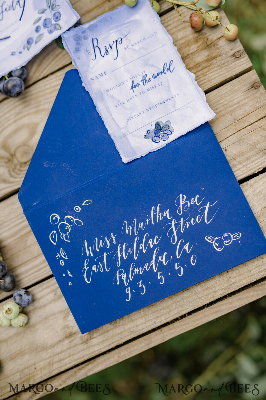 WEDDING INVITATIONS modern calligraphy / fine art Exceptional wedding invitations hand calligraphed invites