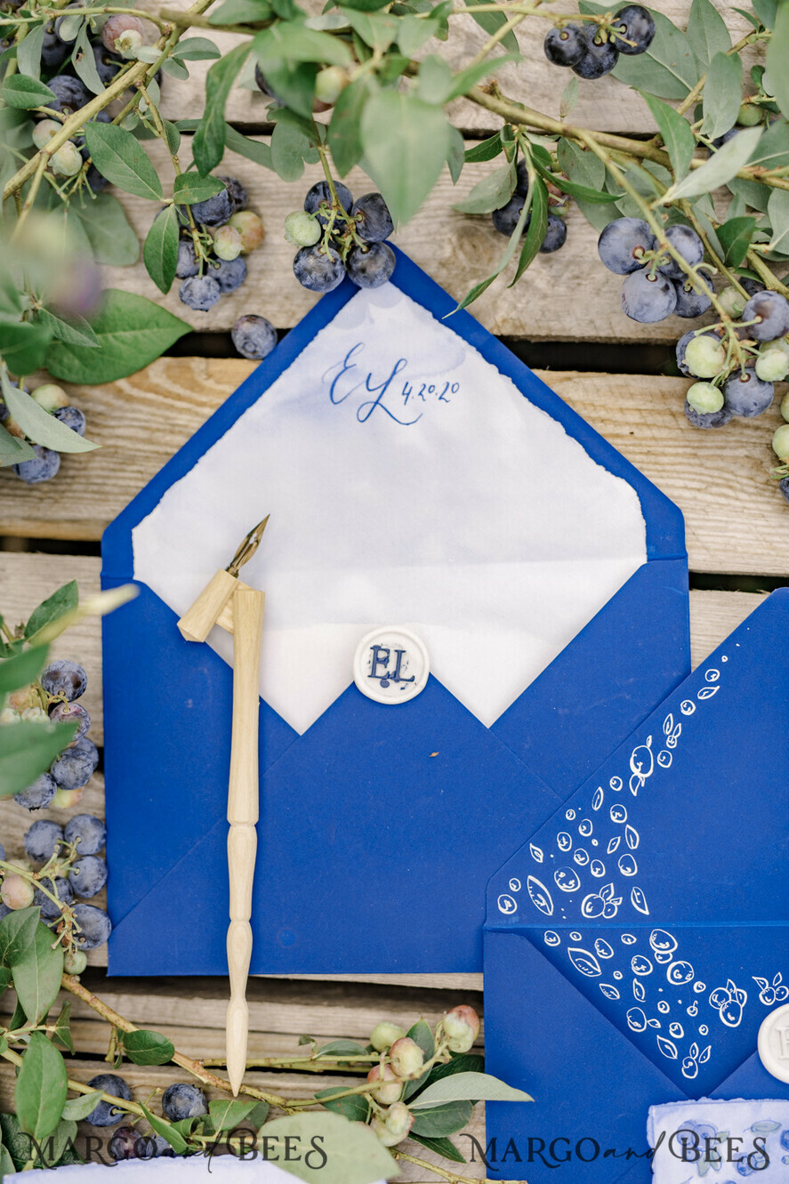 WEDDING INVITATIONS modern calligraphy / fine art Exceptional wedding invitations hand calligraphed invites