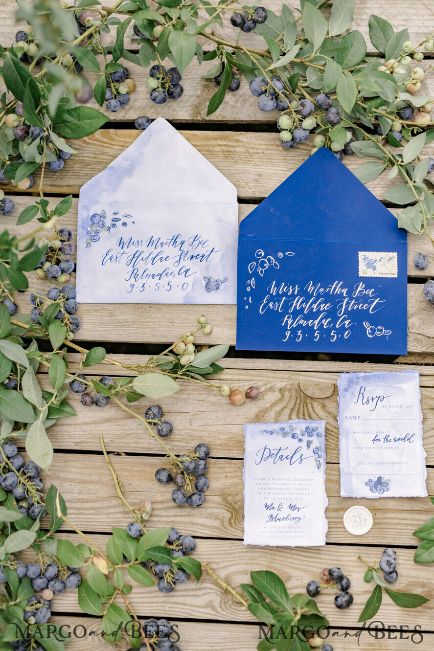 WEDDING INVITATIONS modern calligraphy / fine art Exceptional wedding invitations hand calligraphed invites
