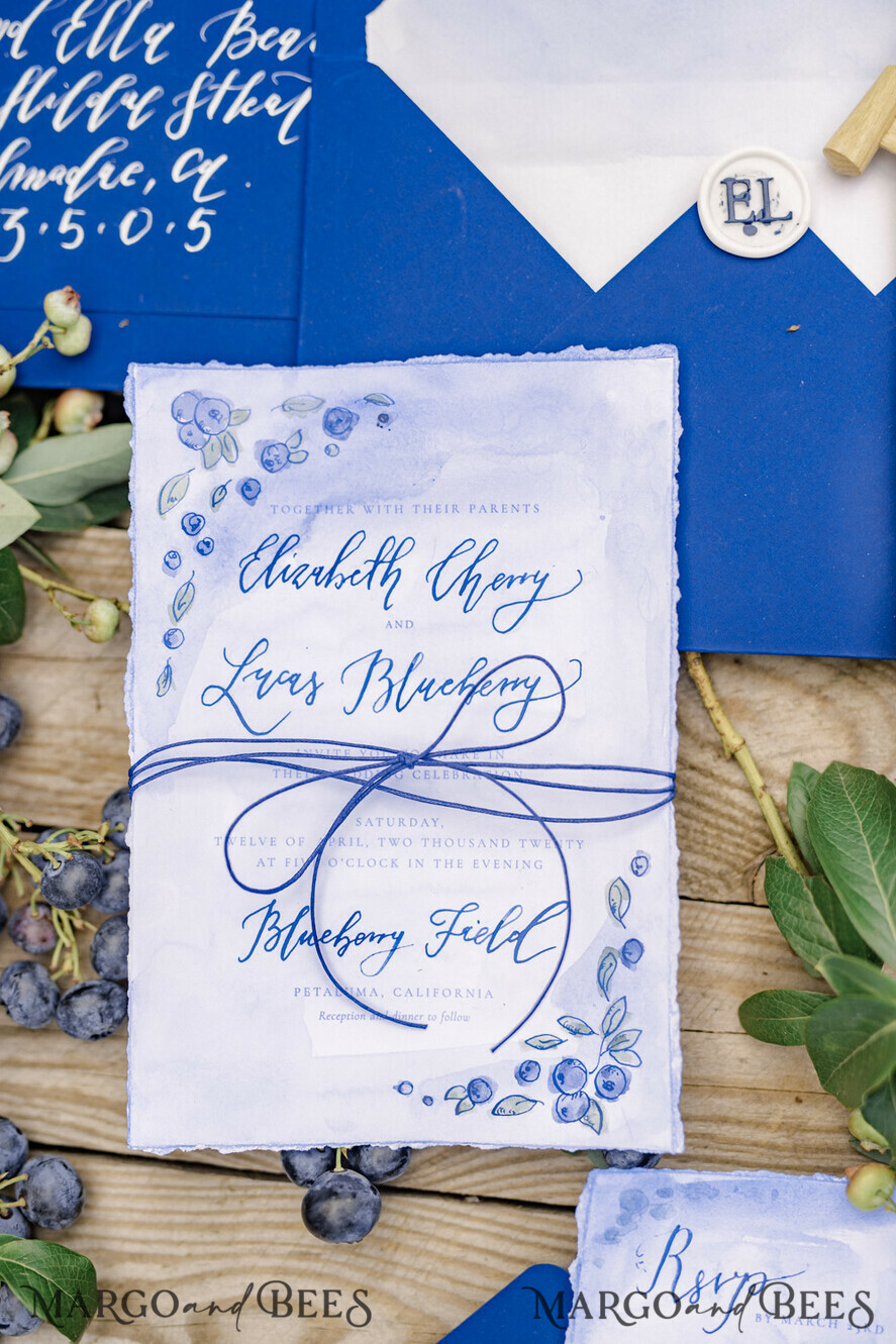 WEDDING INVITATIONS modern calligraphy / fine art Exceptional wedding invitations hand calligraphed invites