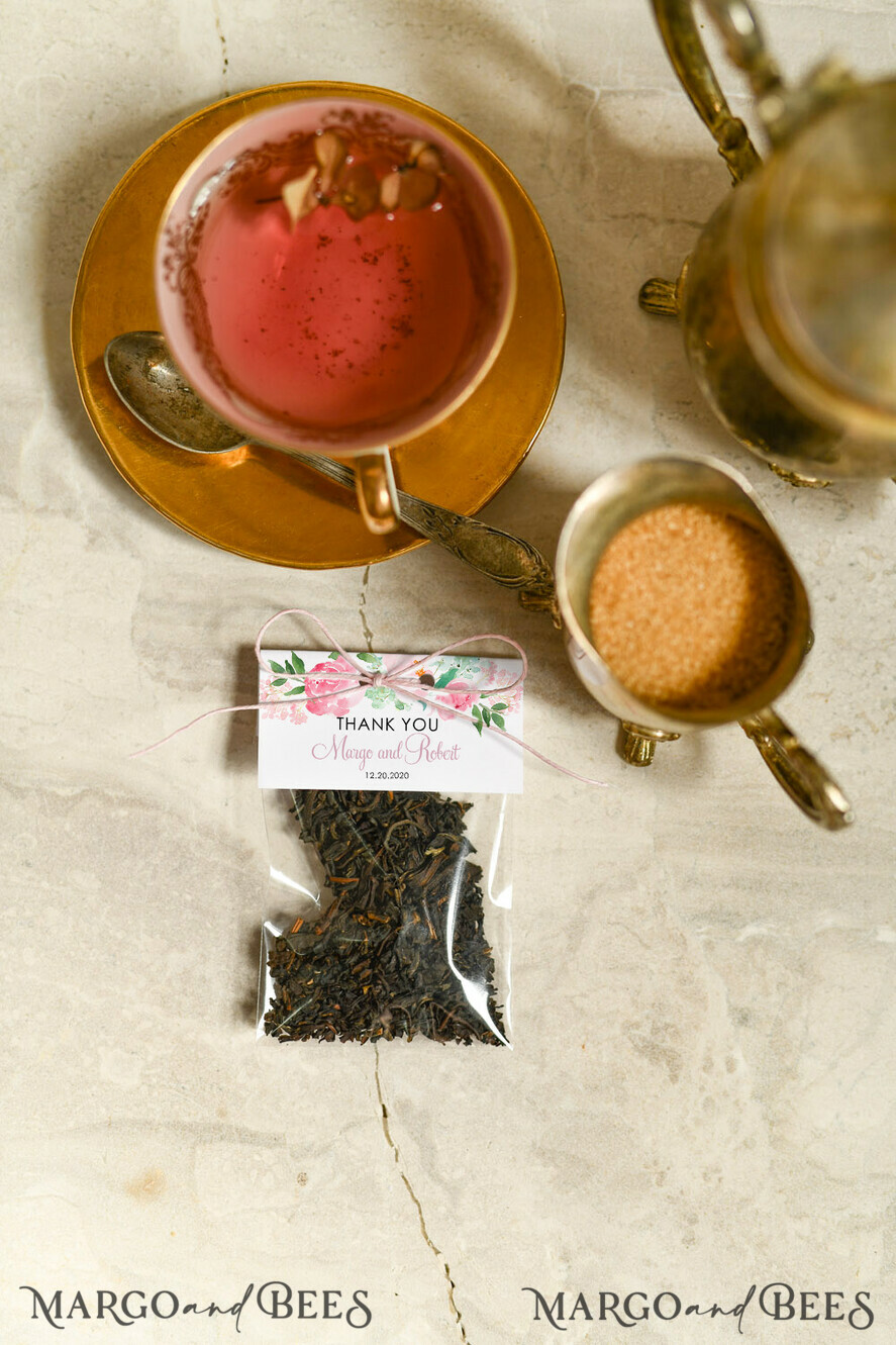 WEDDING FAVORS Wedding Favor Tea Bags romantic wedding favors, Personalized Tea Bags