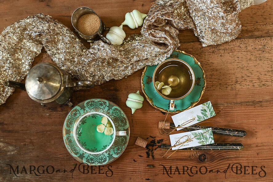 Wedding Thank You favors, Personalized Tea Bag