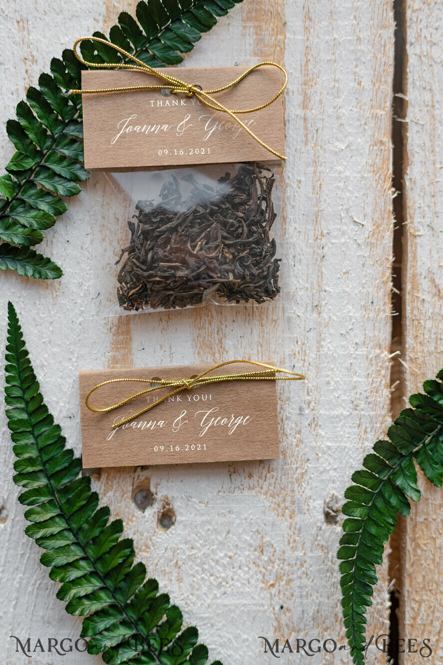WEDDING FAVORS Wedding Favor Tea Bags wedding favor Thank You Tea Bags