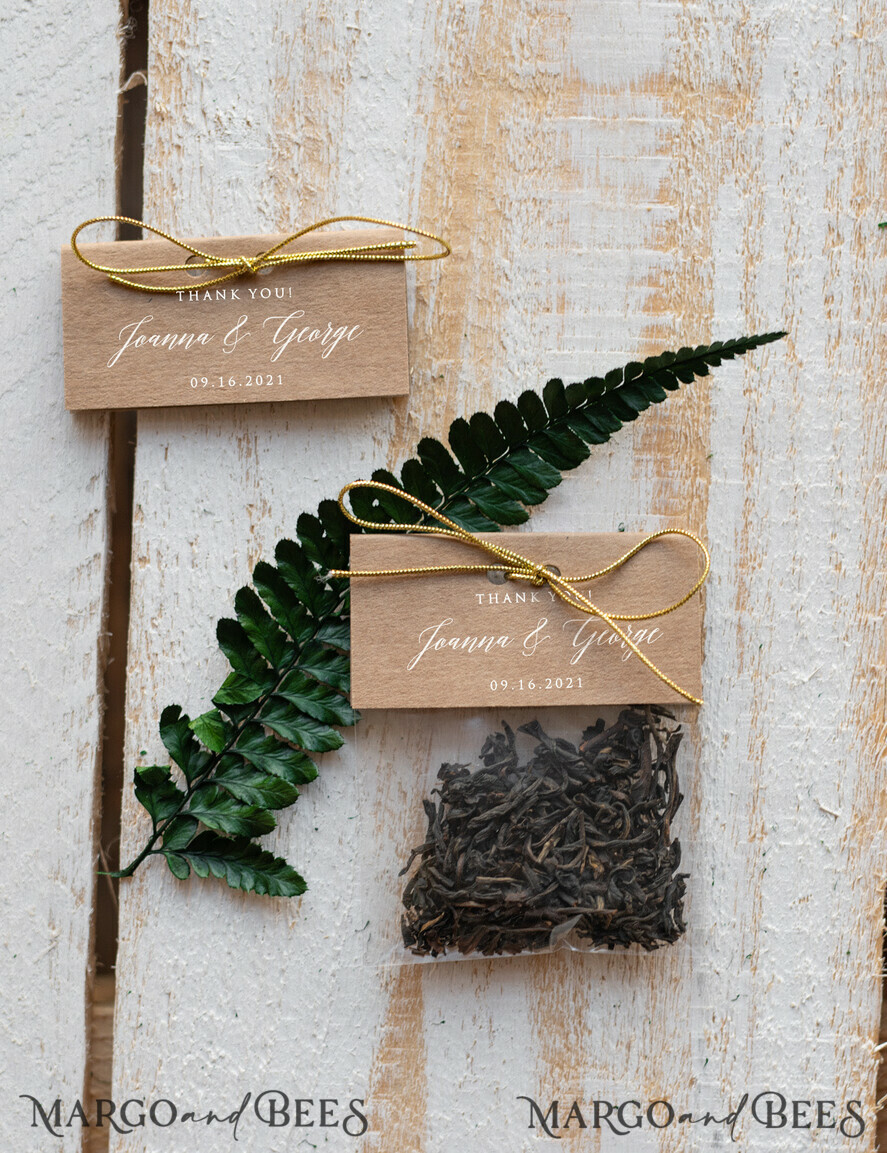 WEDDING FAVORS Wedding Favor Tea Bags wedding favor Thank You Tea Bags