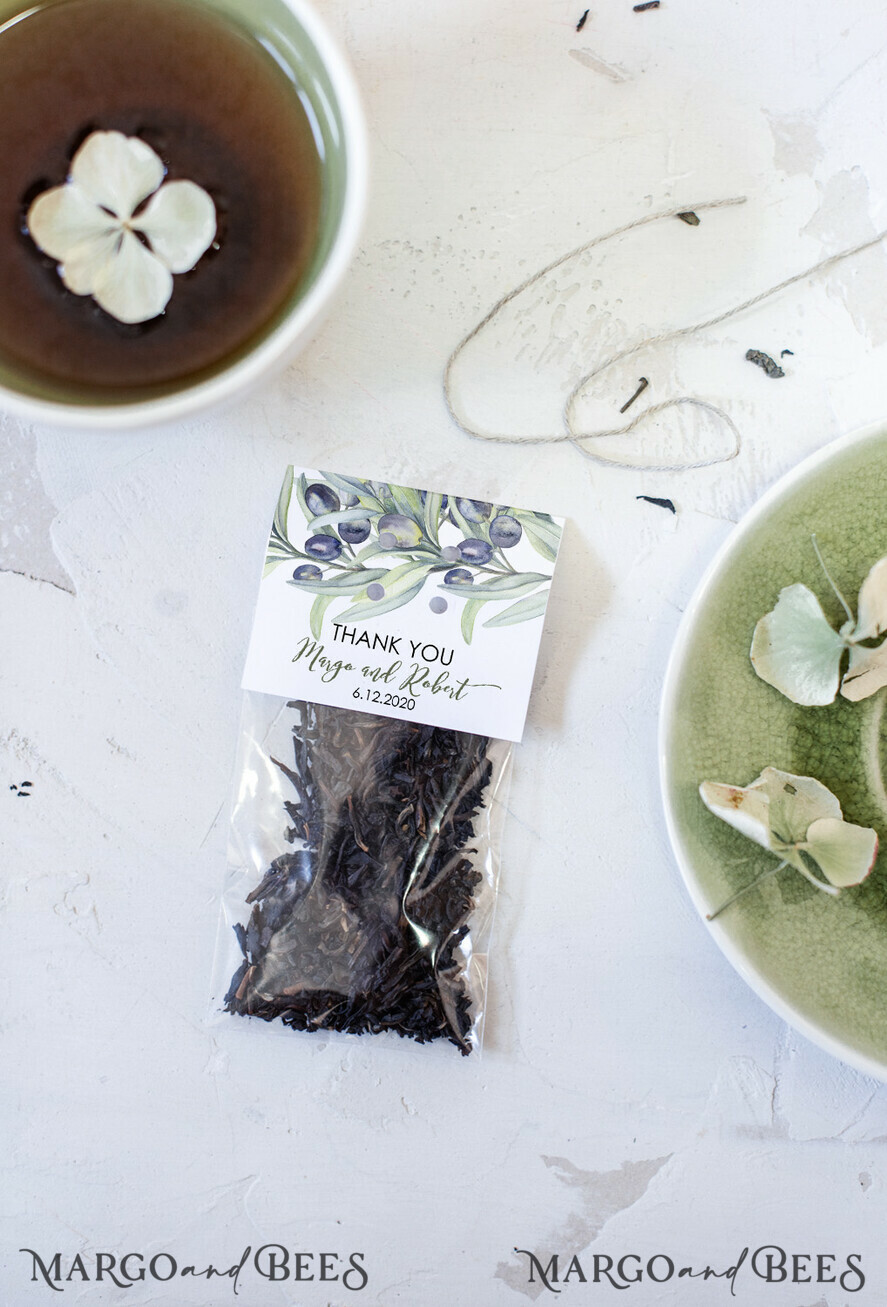 WEDDING FAVORS Wedding Favor Tea Bags cute wedding favor cards, Thank You Tea Bags
