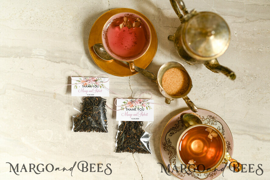 WEDDING FAVORS Wedding Favor Tea Bags guests favor ideas, personalized tea / coffee bags