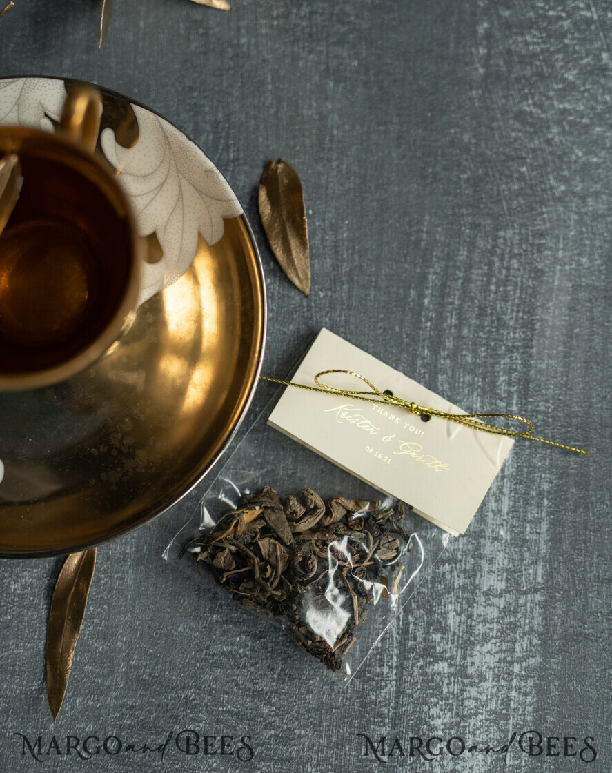 WEDDING FAVORS Wedding Favor Tea Bags Wedding Thank You favors Personalized Tea Bags