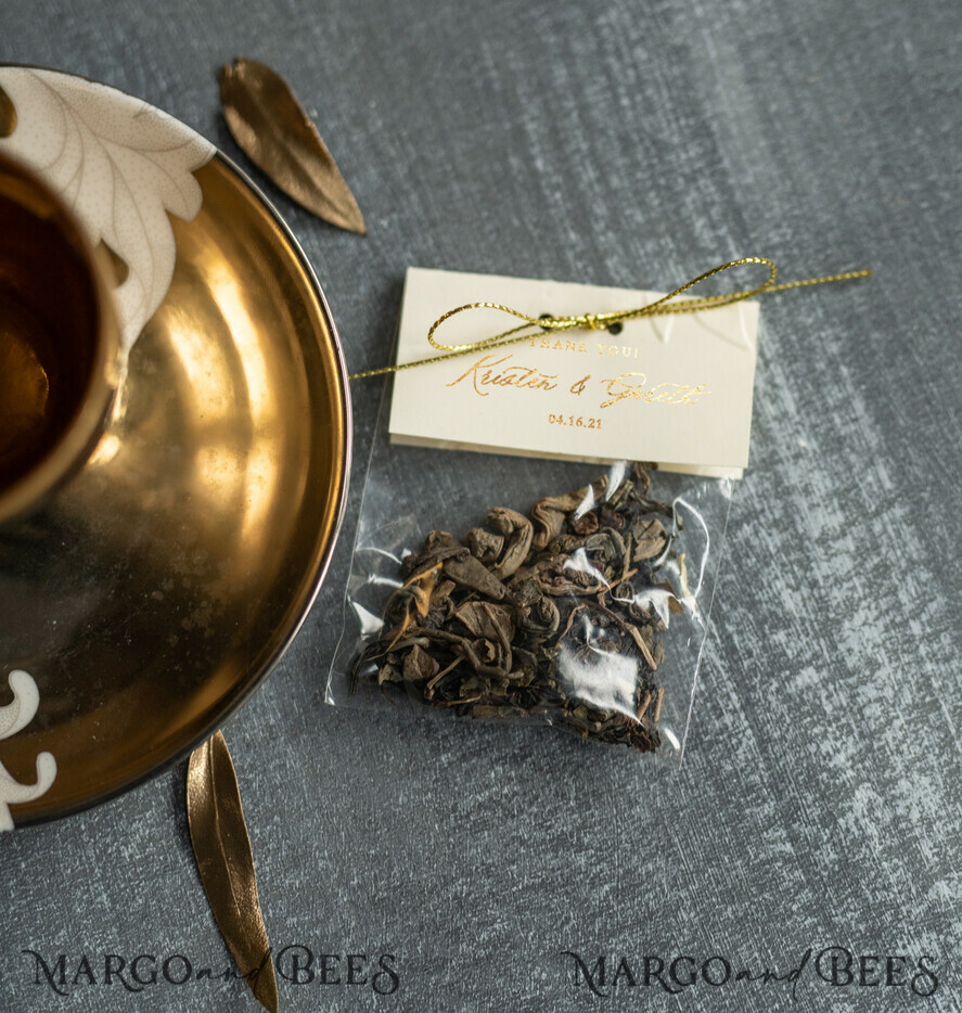WEDDING FAVORS Wedding Favor Tea Bags Wedding Thank You favors Personalized Tea Bags