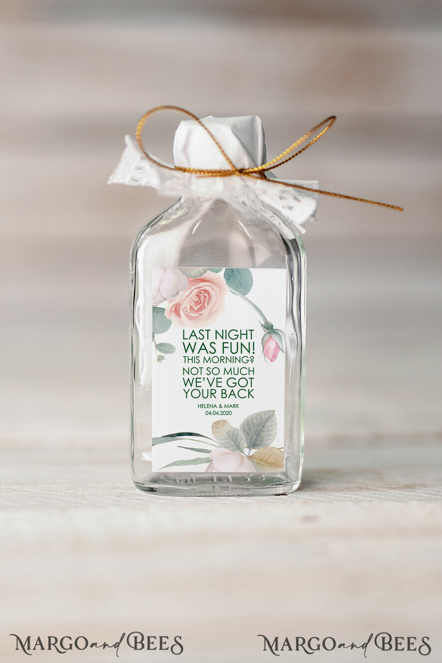 WEDDING FAVORS wedding hangover kits Wedding Favor gifts, hangover kit for day after