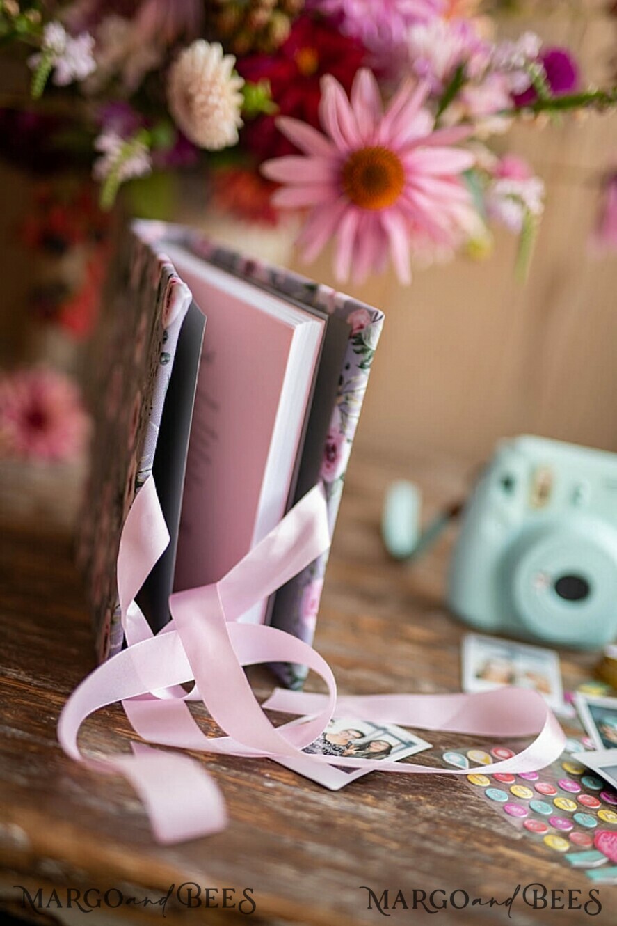WEDDING GUEST BOOKS Instax Instant Photo Book Rerto wedding guestbook, Velvet Instant Photo Book Boho Elegant Instax Wedding Photo Guestbook