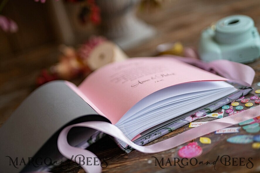 WEDDING GUEST BOOKS Instax Instant Photo Book Rerto wedding guestbook, Velvet Instant Photo Book Boho Elegant Instax Wedding Photo Guestbook