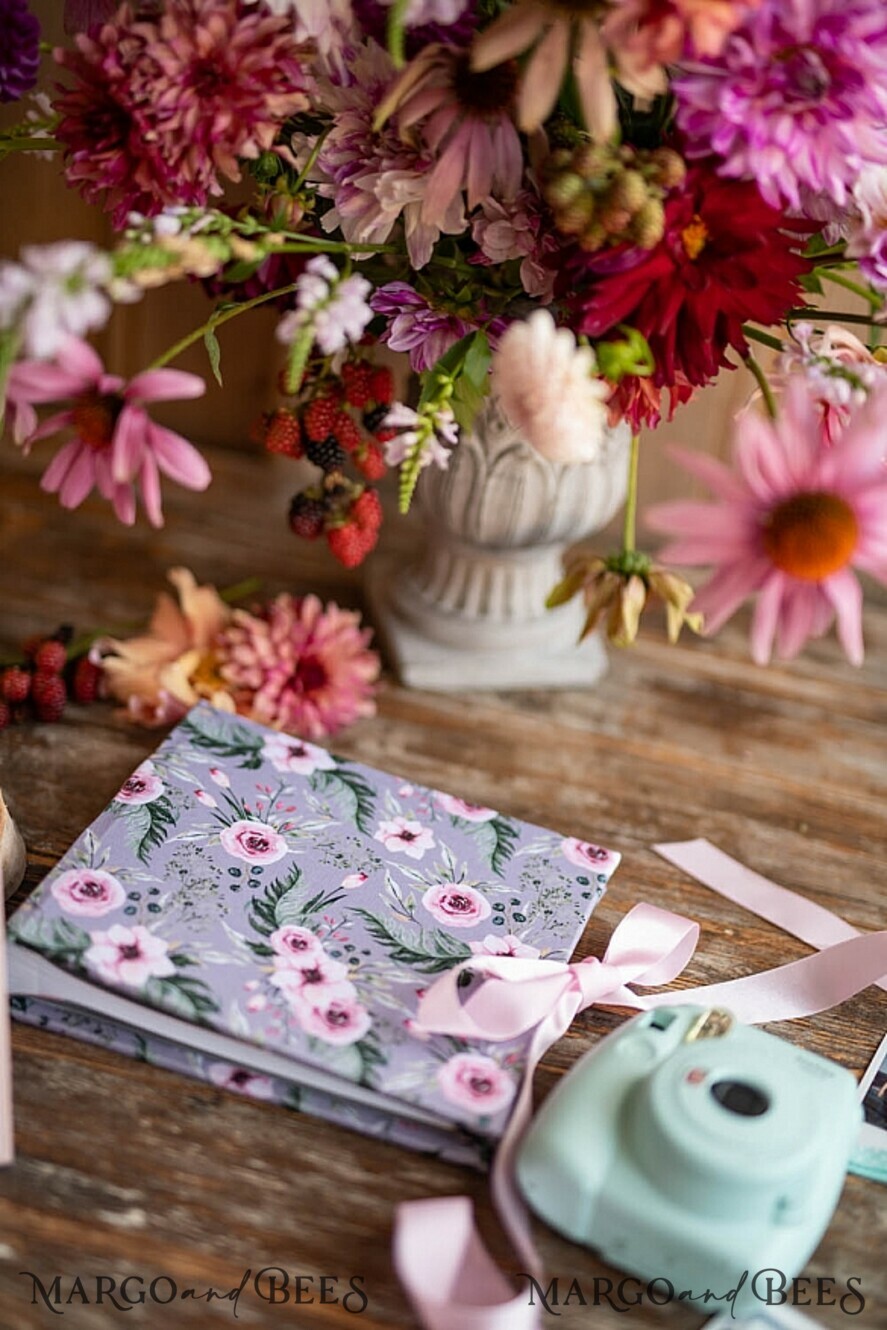 WEDDING GUEST BOOKS Instax Instant Photo Book Rerto wedding guestbook, Velvet Instant Photo Book Boho Elegant Instax Wedding Photo Guestbook