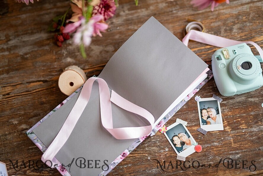 WEDDING GUEST BOOKS Instax Instant Photo Book Rerto wedding guestbook, Velvet Instant Photo Book Boho Elegant Instax Wedding Photo Guestbook