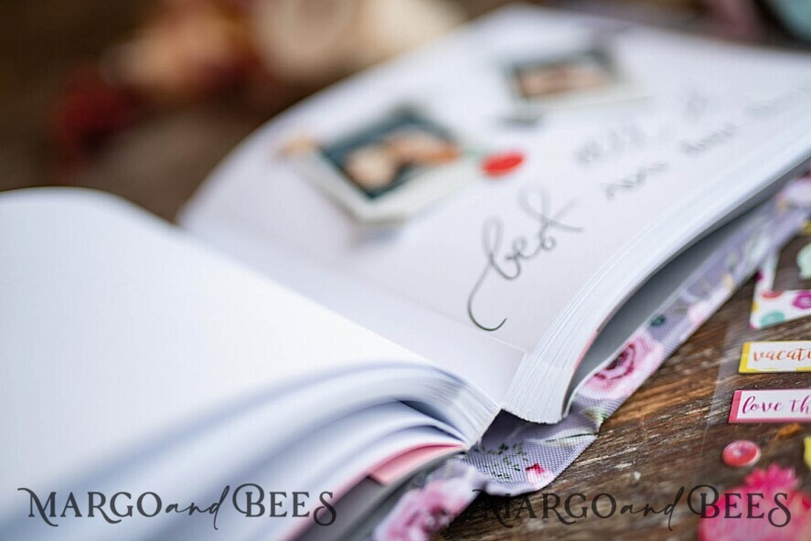 WEDDING GUEST BOOKS Instax Instant Photo Book Rerto wedding guestbook, Velvet Instant Photo Book Boho Elegant Instax Wedding Photo Guestbook